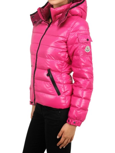 hot pink moncler coat